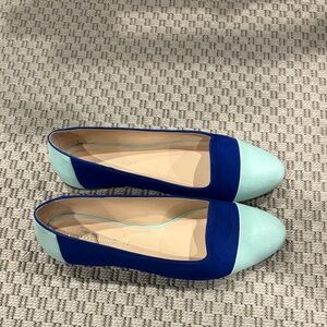 Loeffler Randall Blue and Mint Flats